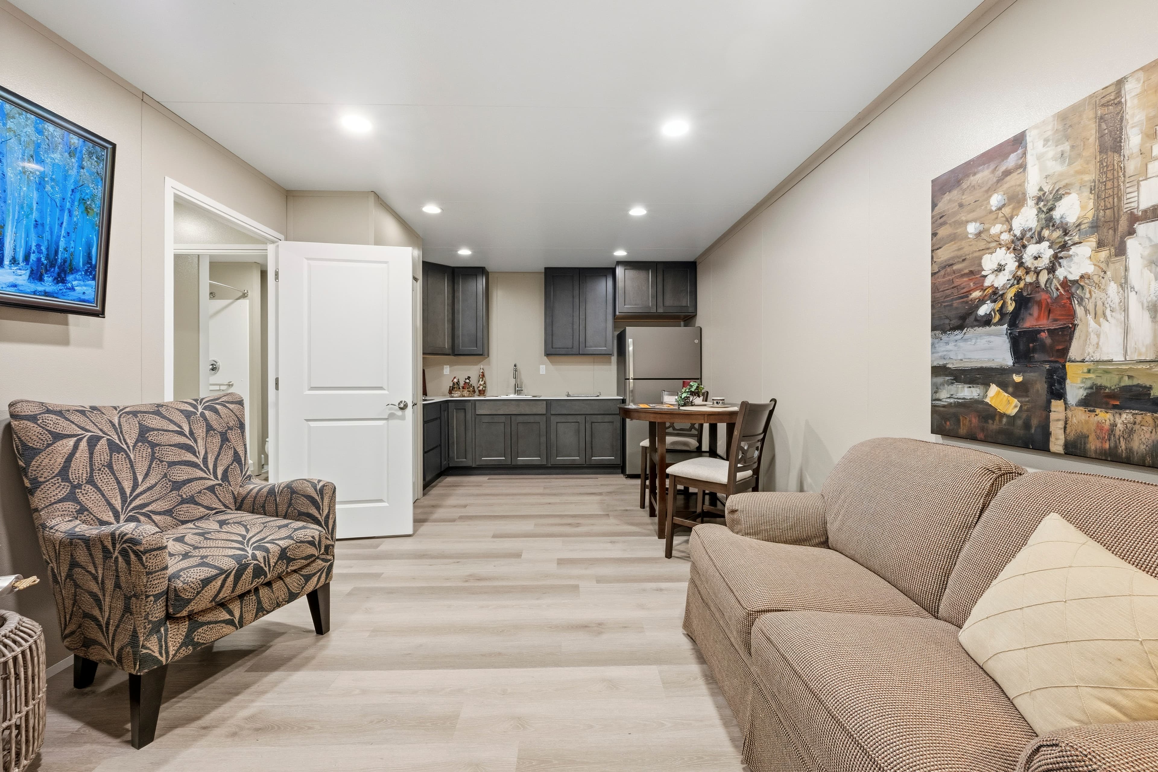 Honey Suite kitchenette interior